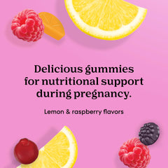 Iron-free prenatal gummy vitamins