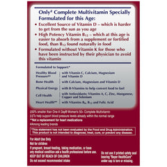 Recyclable packaging of One A Day Proactive 65+