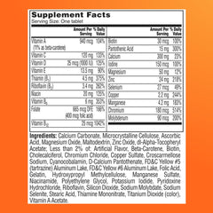 Dosing instructions for One A Day Women 50 Plus 50+