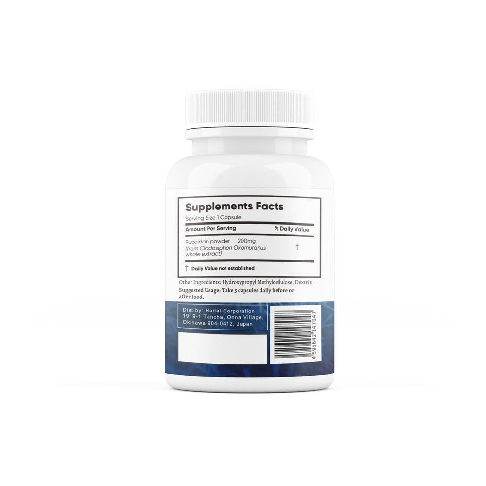 One-month supply of fucoidan capsules