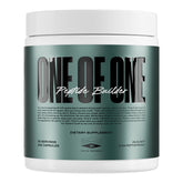 ONE OF ONE Peptide Builder bottle front for muscle-building formula visuals