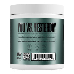 ONE OF ONE Peptide Builder bottle pour for post-workout recovery mixing