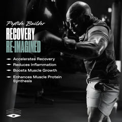 ONE OF ONE Peptide Builder unflavored powder ready to mix in shakes