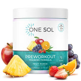 One Sol Pre-Workout Women Pump boosts blood flow for a strong training session.