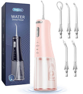 Front view of Onlyone Water Dental Flosser in pink