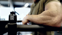 ONMYWHEY in travel or gym setting