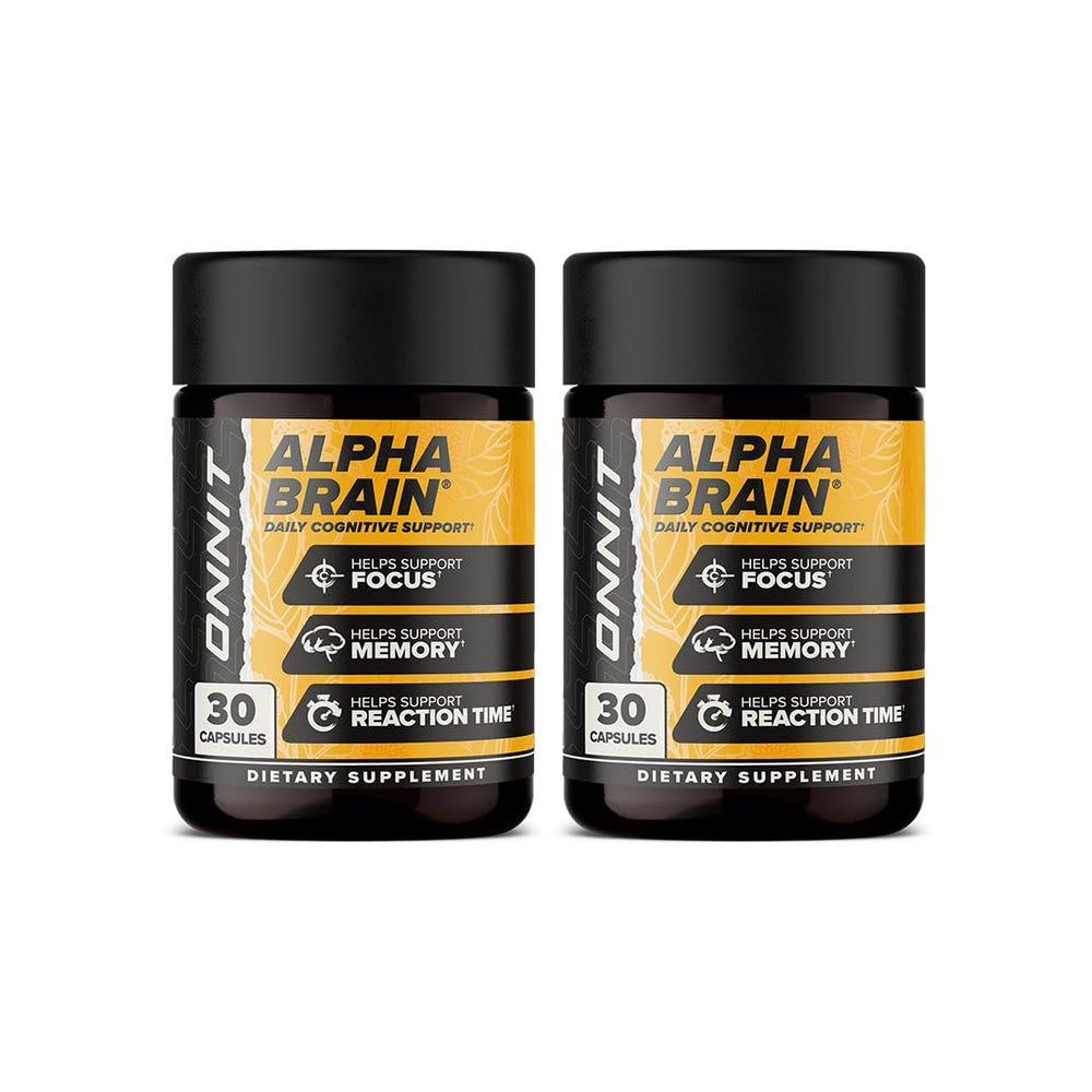 ONNIT Alpha Brain 2-pack front view