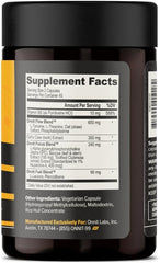 ONNIT Alpha Brain capsules close-up highlighting nootropic formula for clarity