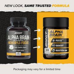 Graphic illustrating focus and concentration for Alpha Brain
