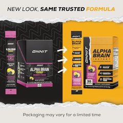 Close-up of Alpha BRAIN Instant ingredients: L-Theanine and Alpha GPC