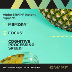 Serving suggestions and ideas for Alpha Brain Instant Pineapple Punch