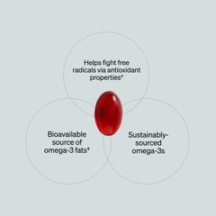Graphic illustrating cognitive, cardiovascular, and joint health benefits