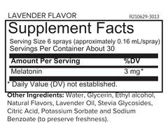 Graphic illustrating sleep benefits of ONNIT Melatonin Spray