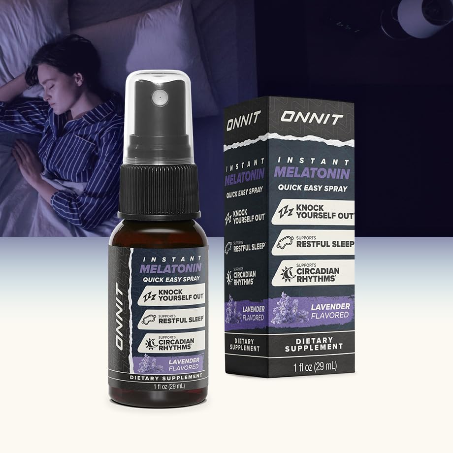 Lavender flavor detail on ONNIT Melatonin Spray label