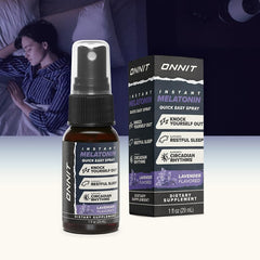 Lavender flavor detail on ONNIT Melatonin Spray label