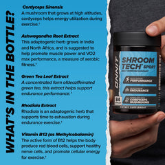 ONNIT Shroom Tech SPORT bottle with adaptogens inspiring endurance