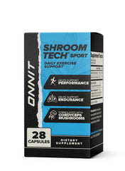 Shroom Tech Sport capsules shown as daily energy support