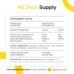 90-capsule bottle of ONOTIC USP-grade capsules