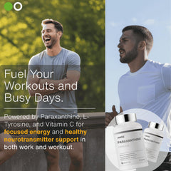 ONOTIC capsules swallowing action shot highlighting easy-to-swallow capsules