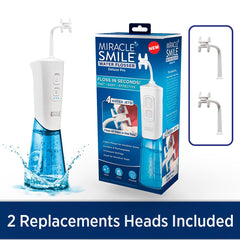 Includes 2 replacement heads and USB charging cable