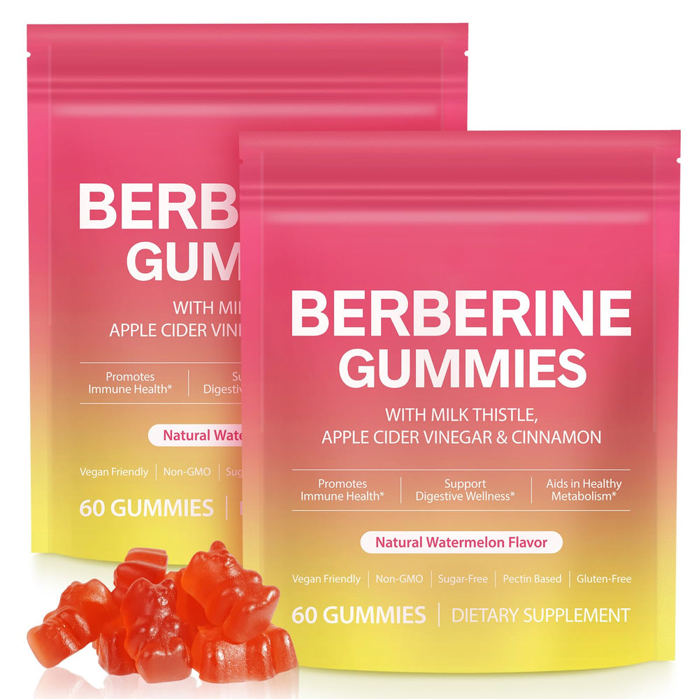 Onznoz Berberine Gummies bottle front showing sugar-free formulation and metabolism support