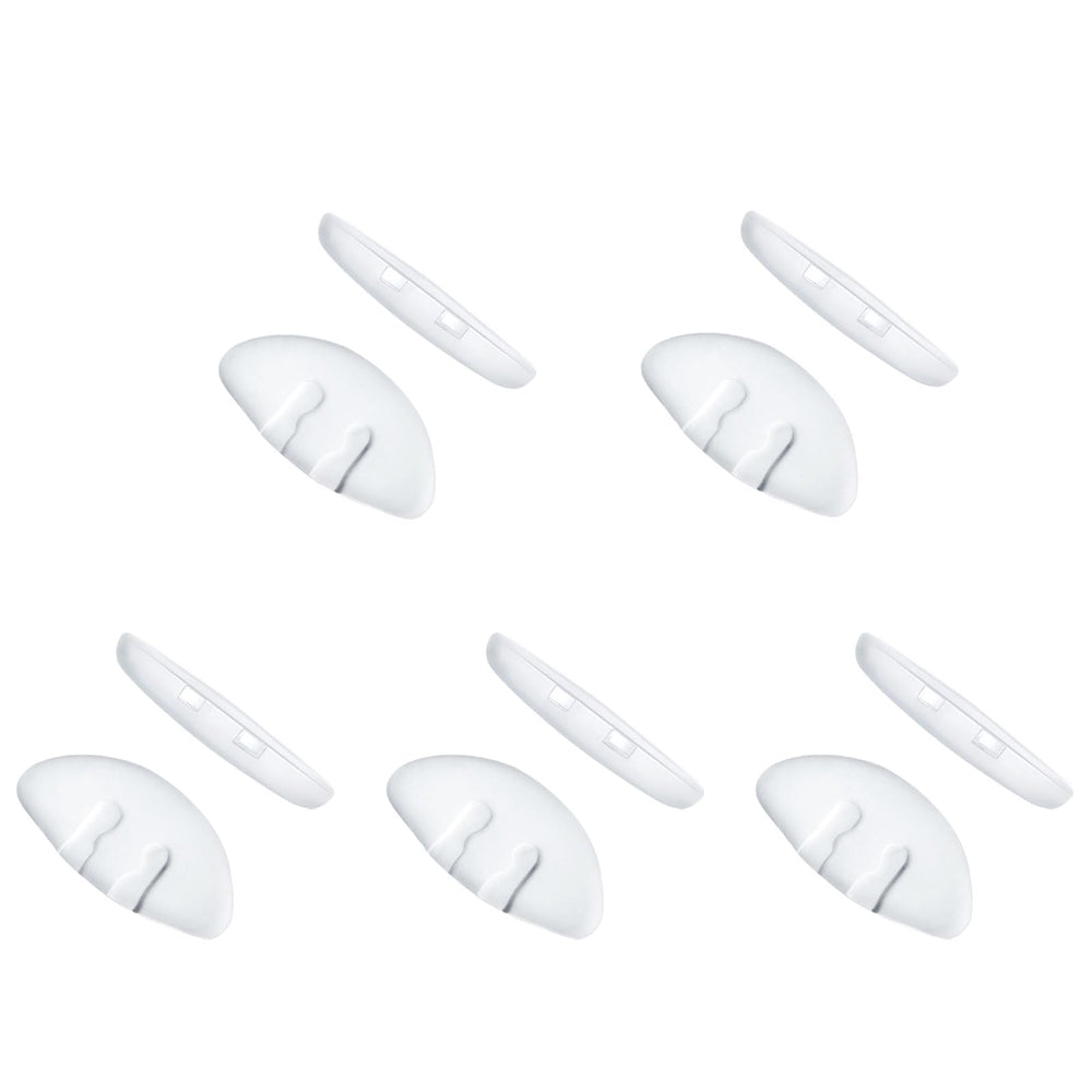 OOWLIT clear soft anti-slip nose pads for Oakley eyewear frames - front view