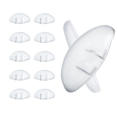 Close-up of silicone rubber nose pad material