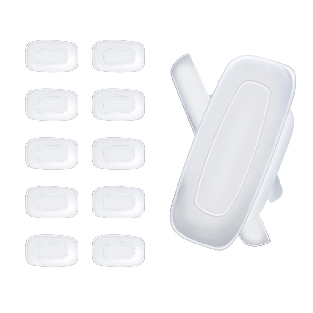 OOWLIT Frosted White Nose Pads - Costa Del Mar South Point/Flagler/Wingman kit, image 2