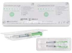 Gluten-free and kosher labeling on Opalescence packaging