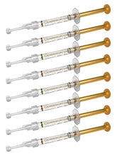 Front view of Opalescence 45% whitening gel syringes refill kit (8 syringes)