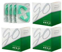 Whitening trays ready to use with mint gel