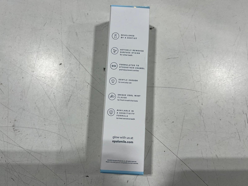 USA manufacturing map indicating Opalescence Opal toothpaste production.