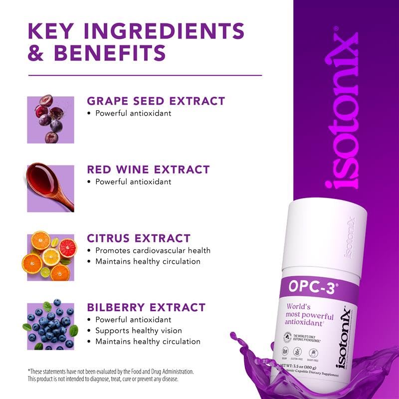 Close-up of Pycnogenol and grape seed extracts illustration