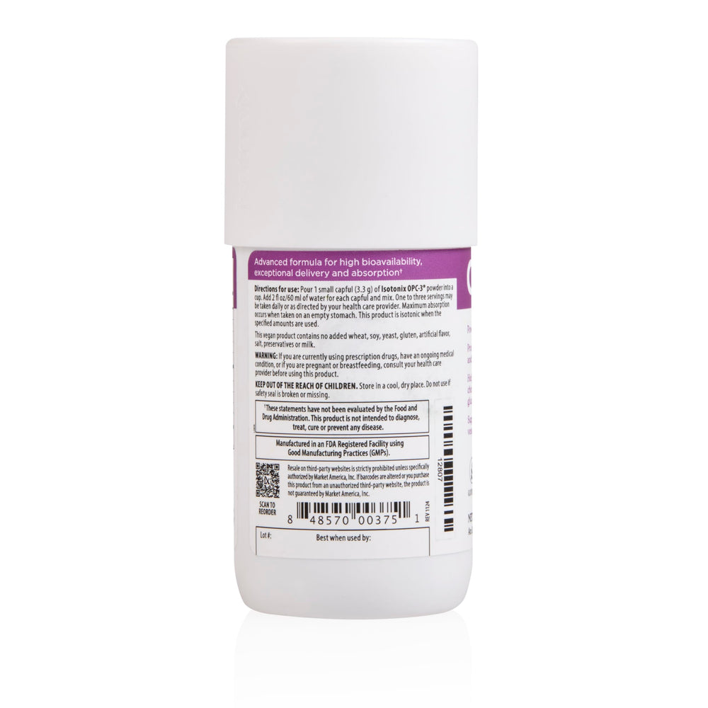 Vegan, gluten-free and non-GMO product label and packaging