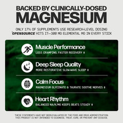 OpenSource Lemon Lime flavor magnesium electrolyte packet – back view