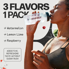 OpenSource Watermelon flavor magnesium electrolyte packet – back view