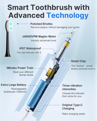 Operan sonic toothbrush with 5 customizable modes