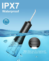 Charging port on Operan Water Flosser Black with USB-C