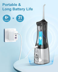 Four jet tips included with Operan Water Flosser Black