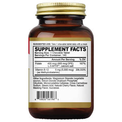 Front view of Oppuland 140-count methyl B-12 package