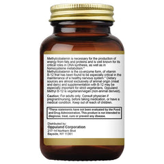 120-count bottle of vegan Methyl B12 with folate