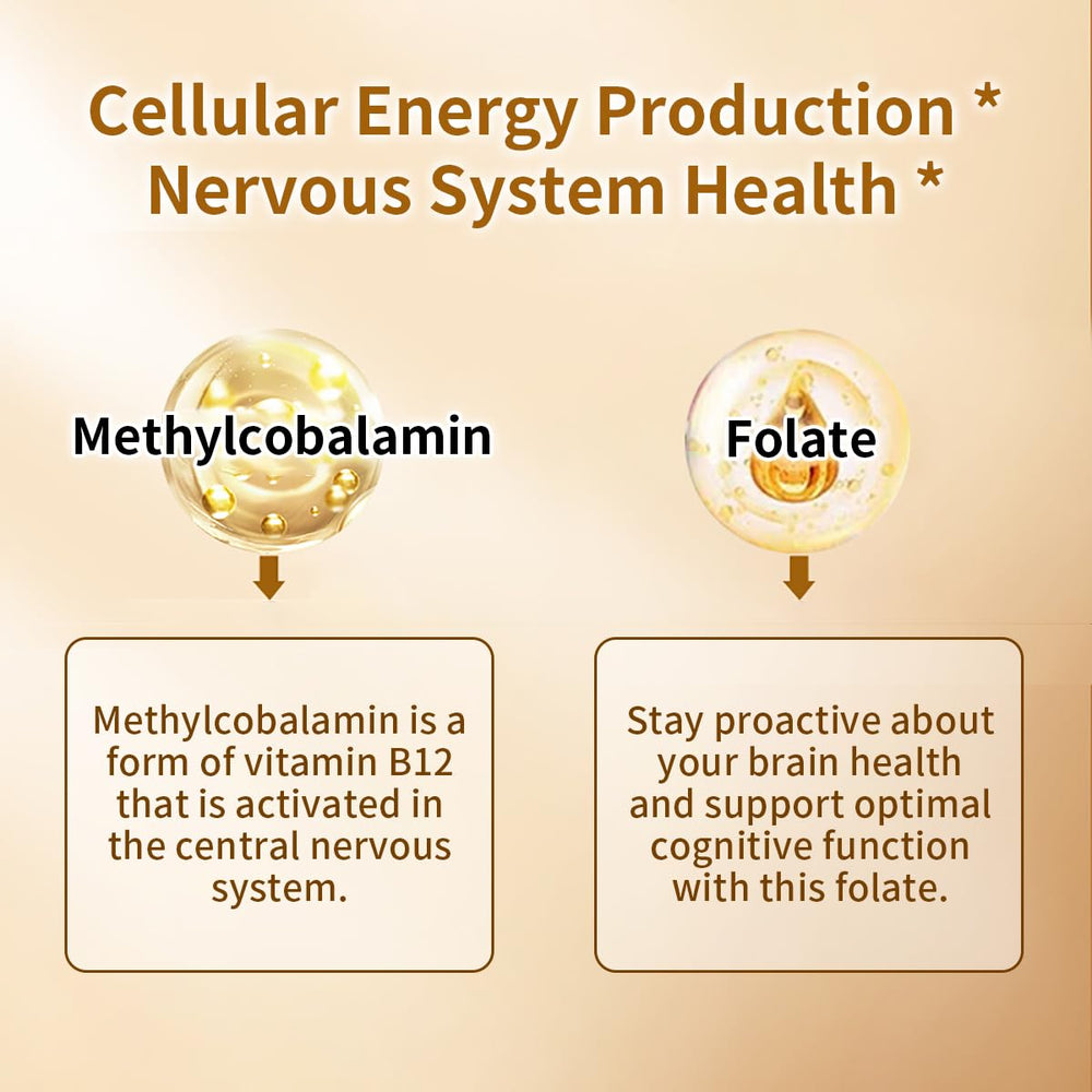 Cherry-flavored methyl B-12 chewables dissolving under the tongue