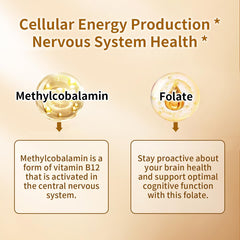 Cherry-flavored methyl B-12 chewables dissolving under the tongue