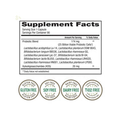 Front label of OProCyn Tru Nature Women's Daily Probiotic bottle