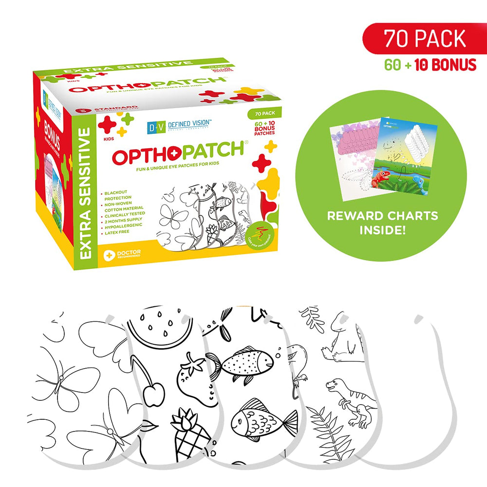 Color Your Own Patch Design for Kids - OPTHOPATCH