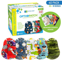 Close-up shot of Opthopatch Series I eye patches