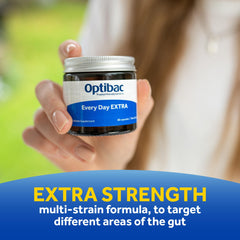 Capsules of OptiBac For Every Day EXTRA vegan probiotic
