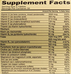 Open bottle of Opti-Men multivitamin