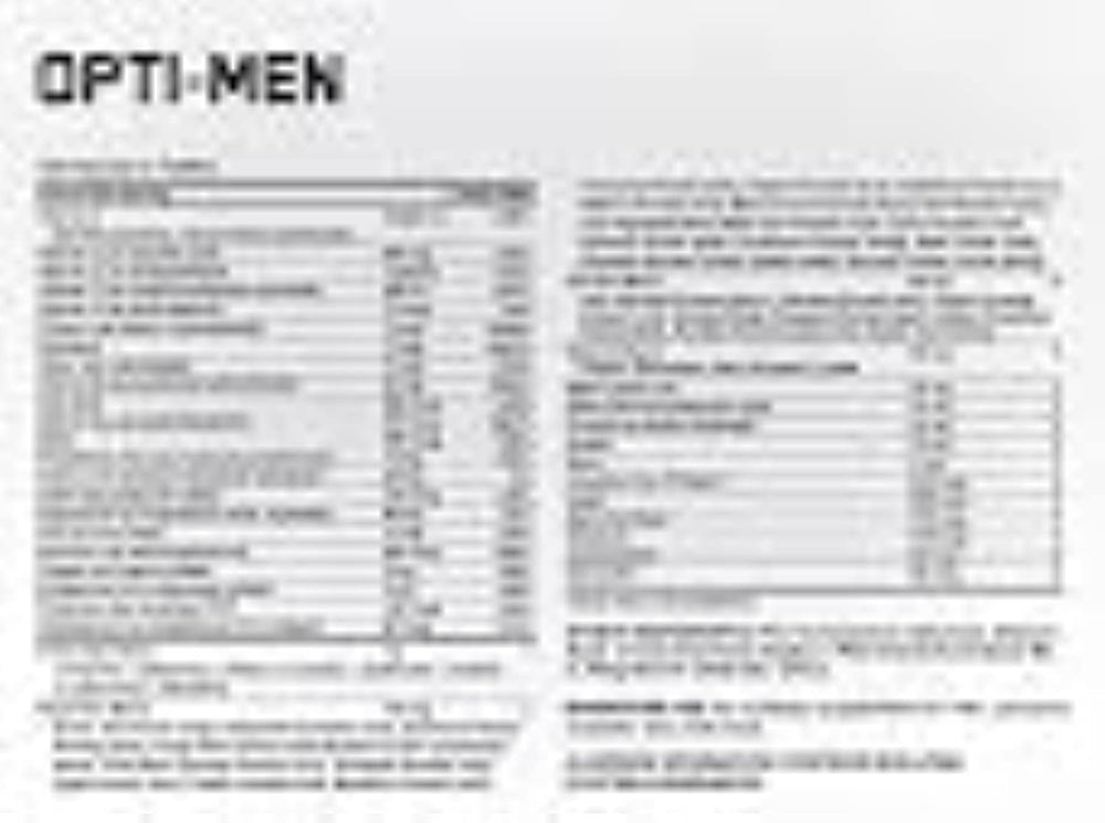 Front view of Opti-Men 150 count packaging