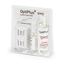 OptiPlus alcohol-free lens cleaner spray bottle with refill